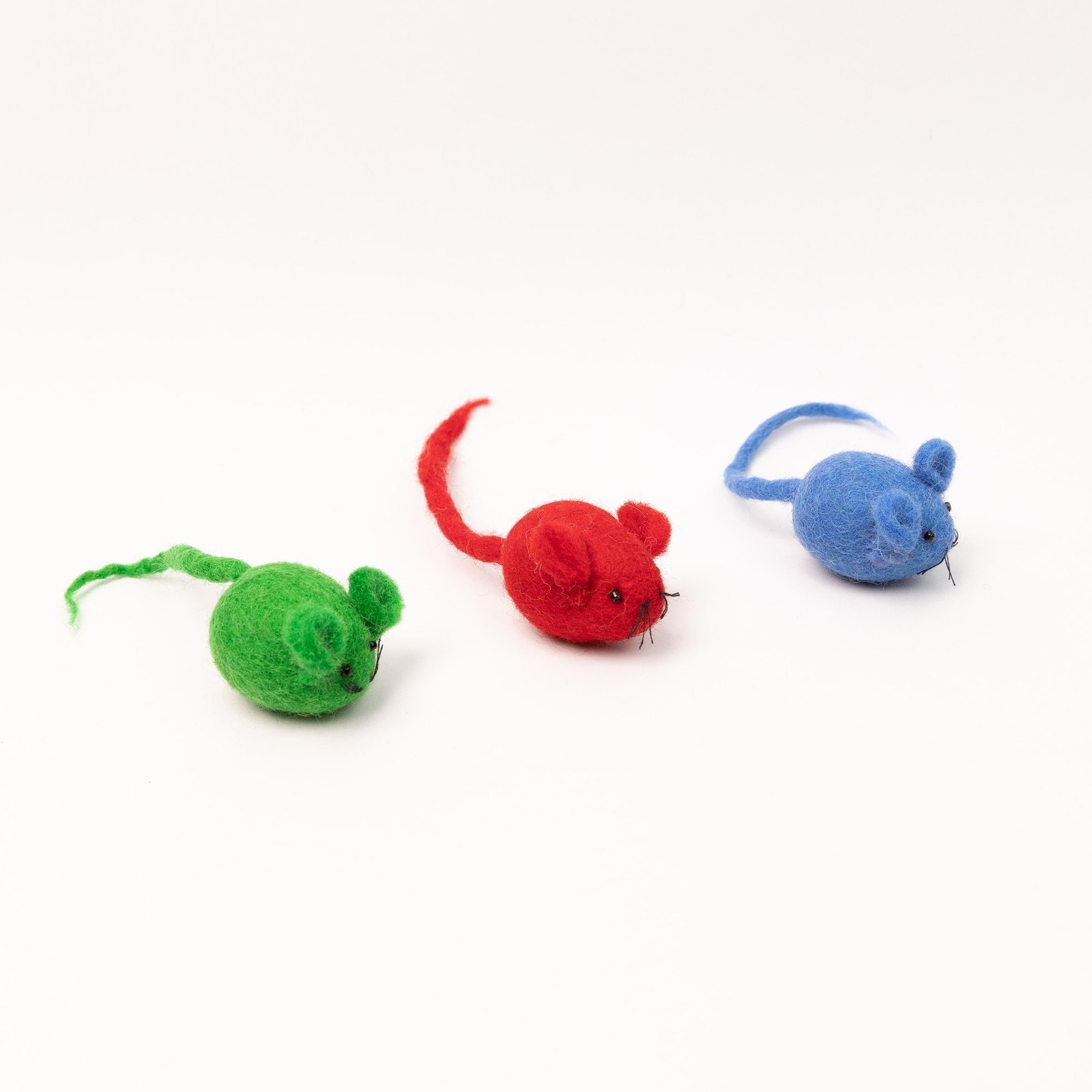 Little Colourful Felt Mouse - Image 2