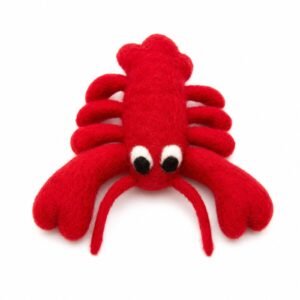 Felt Lobster Cat Toy