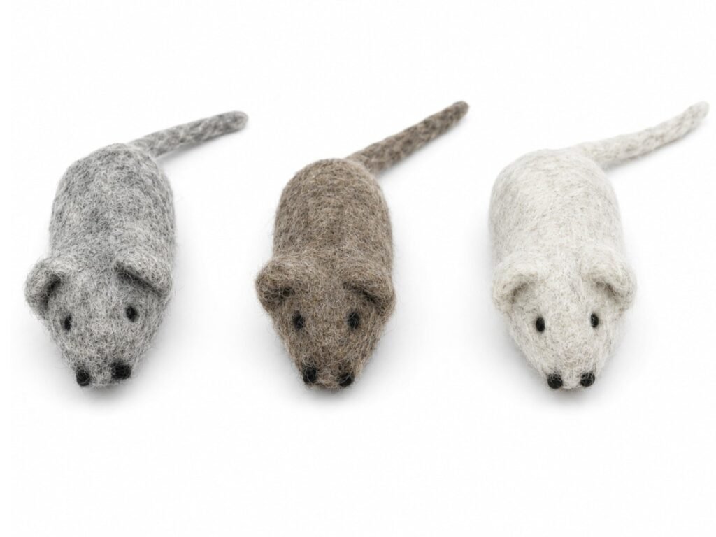 Marbled Felt Mouse Cat Toy
