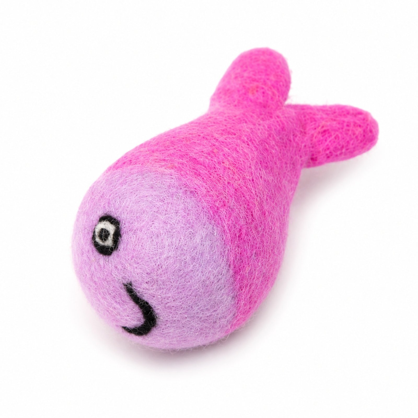 Pink Felt Fish Cat Toy