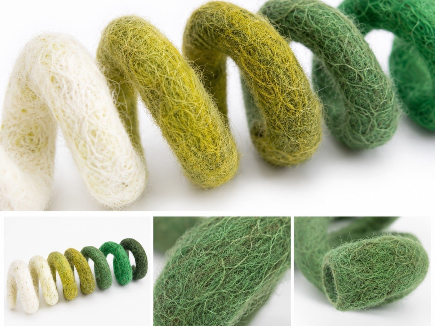 Spiral Felt Fetch Toy - Image 3