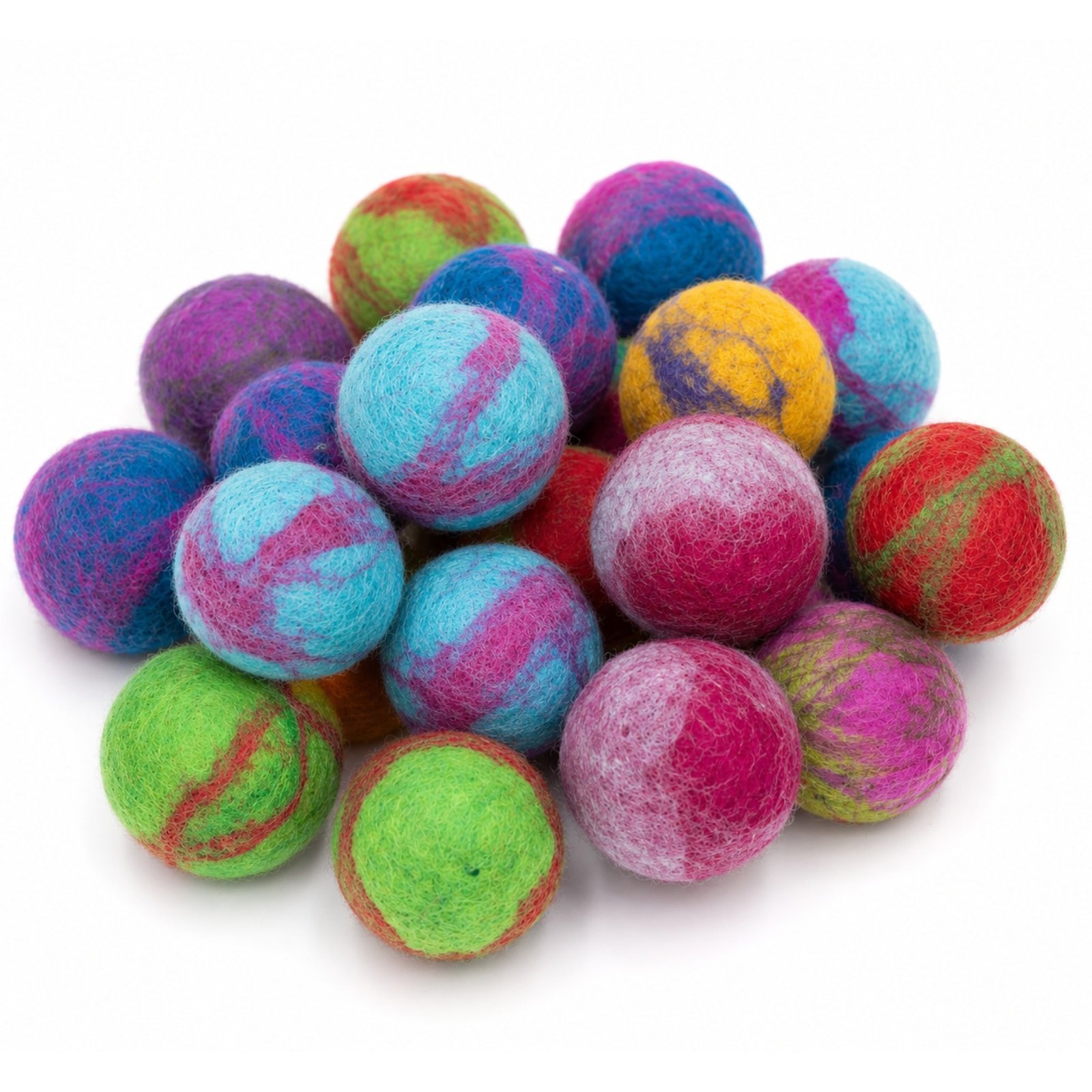 Tie-Dye Felt Cat Ball - Image 4